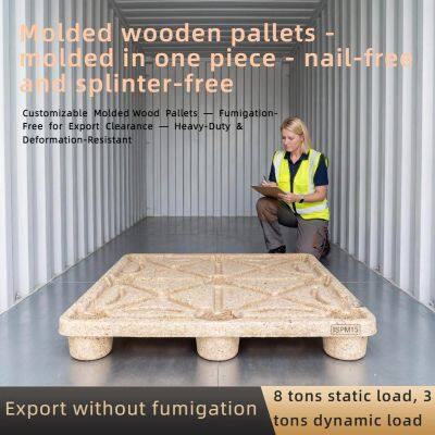 Food and Pharmaceutical Grade Molded Wood Pallets — Nail-Free, Splinter-Free, Safe, and Eco-Friendly photo-2