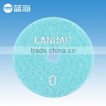 4''-100mm Dry Diamond Grinding Flexible Polishing Pad for Granite Marble Stone