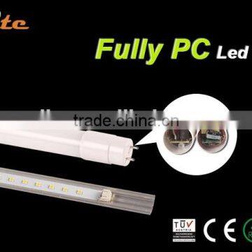 CE RoHS Full PC led t8 replacement bulbs