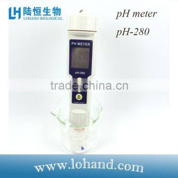 data hold function waterproof with temperature display pH meter pH-280