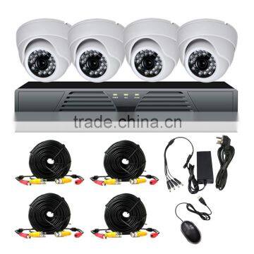 4CH H.264 Full 960H DVR Kit 24pcs IR LEDs 700tvl Camera Surveillance Video System DIY CCTV Camera System