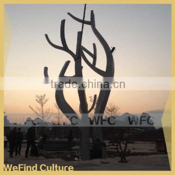 Large Metal Tree Abstract Sculpture for Park Architecture