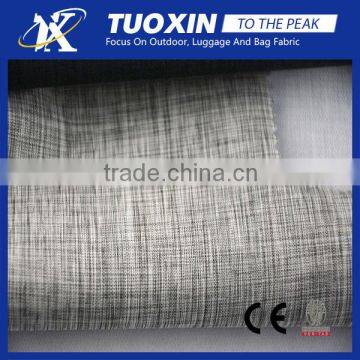 two tone polyester fabric bonded with white TPU