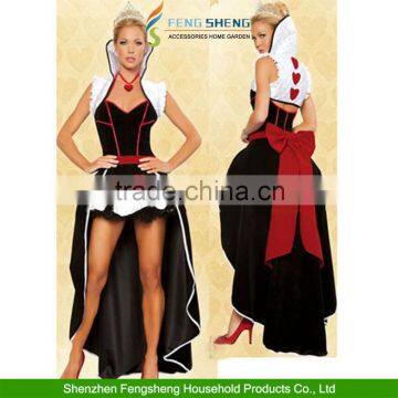 Halloween Queen Shawl Dress Vampire Queen Of Hearts Dress