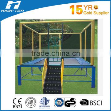 Rectangular Trampoline with Safety Net