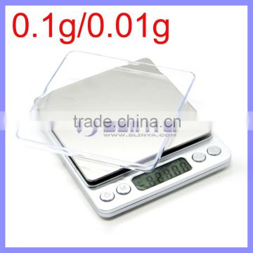 2 x AAA Batteries 200g/300g/500g x 0.1g Kitchen Scale I2000 Electronic Scale