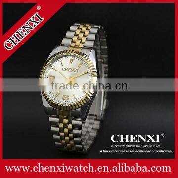 Quartz Men Watch Big Wrist Western Men's Watch Mixed Order Free Packing Sample Available Stainless Steel Quartz Watch Rose Gold