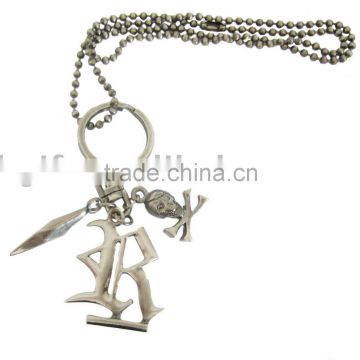 The pirates design metal necklace