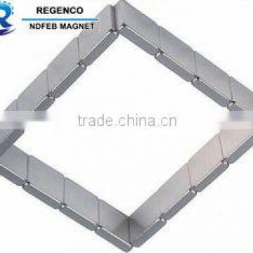 Rare Earth Strong Block Sintered NdFeB Magnet in OEM Design