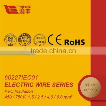 flame resistant electric wire 4mm2 / sqmm