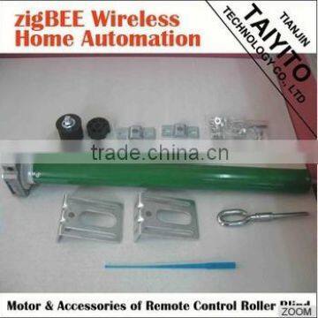 TYT electric curtain motor , roller blind curtain set in zigbee domotic smart home automation system