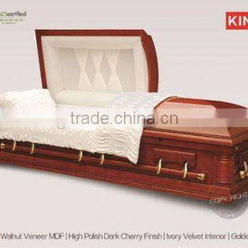 WESTON coffin supplies yuanfeng wood casket wood handicraft