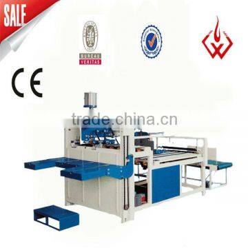 Semi auto folder and gluer machine/carton packing machine