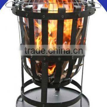 outdoor metal fire baskets