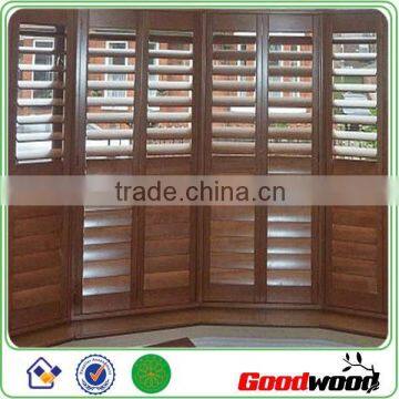 Basswood Folding Solid Wood Bi Fold Shutter