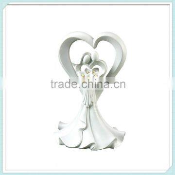 Wedding accessories love's embrace elegant cake topper sculpture