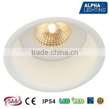 IP Rated Fixed Dimmable Anti-glare Deep 8W cob juno led downlight