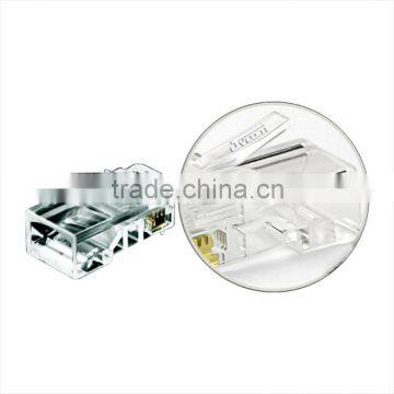 JVCOM RJ45 UTP Modular Plug for Cat5 Cable Connector Plug Solid Pure Copper photo-2