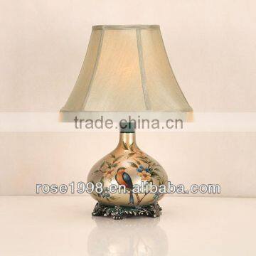 bedside lamps in ceramic and polyresin base