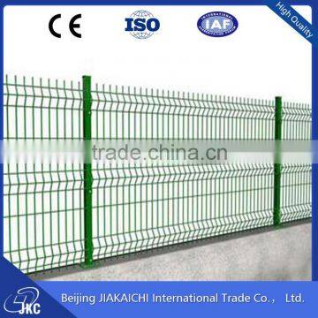 three Folds Welded Wire mesh Fence With RAL 6005 Color