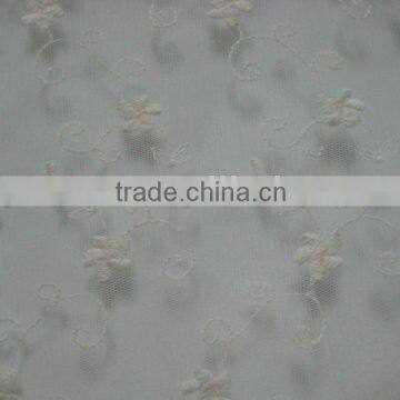 NEW DESIGN Embroidered nylon tulle fabric