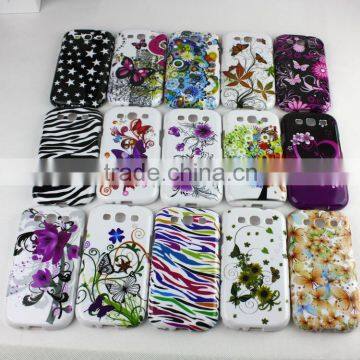 With Custom designs Printing front and back case cover for Samsung Galaxy S3 I9300