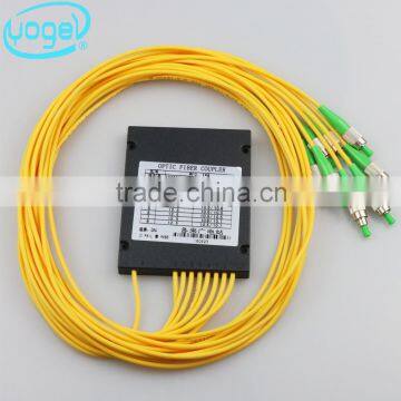 Out of 1 metersFTTH 1 * 8 FC /APC connector FBT fiber optic coupler