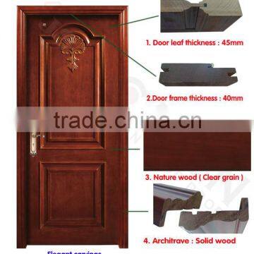 Interior Graceful Wood Door Design for Temple photo-3