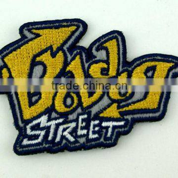 Fashion Customized Embroidery label/2014 High Quality Custom Embroidery patch
