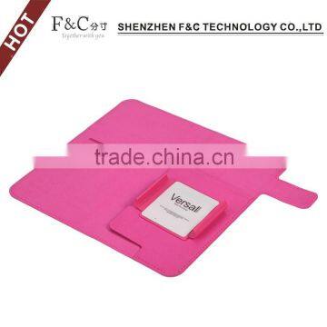 Factory Price Universal Wallet PU Leather Stand Mobile Phone Case With Clip photo-6