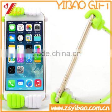 Hang shape Silicone Mobile Phone holder stand