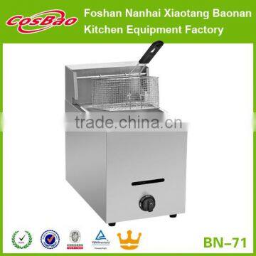 Stainless Steel Cooking Kitchen Hotel Restaurant Equipment Gas Fish Fryer BN-72 China Supplier photo-2
