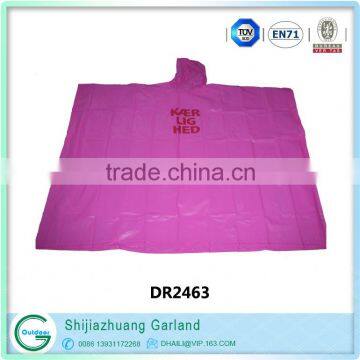 waterproof promotion disposable rain poncho