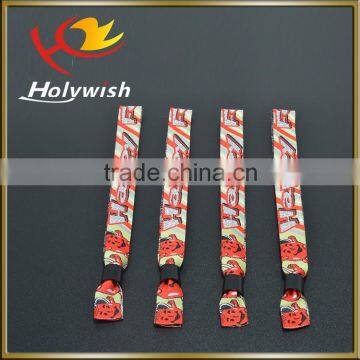 Woven Fabric Designed Own Logo Party Vip Wristbands photo-2