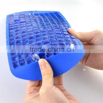 SEDEX factory rectangular silicone mini ice cube tray , ice cube maker