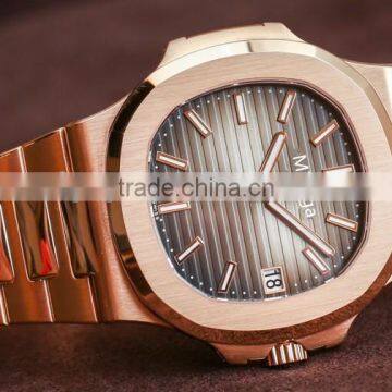 Tourbillon Movt Watch Rose-gold Watch High Quality Custom Wristwatch photo-2