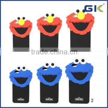 [GGIT] Epoxy Cartoon Character Sesame Street Silicone Phone Case For IPhone 6 Back Cover photo-6