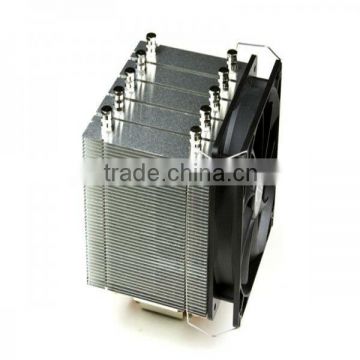 Aluminum CPU cooler heatpipe