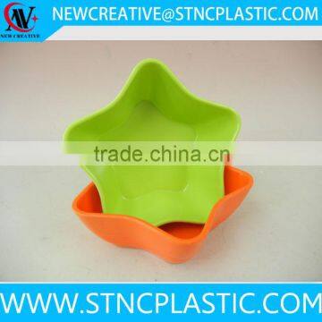 fancy star shape melamine salad bowl dinnerware wholesale