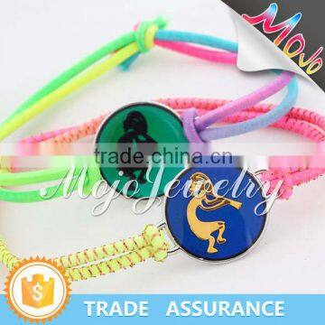 Gold and Black Sticker Dancing Man Pattern New Mood Jewelry Bracelet Designs