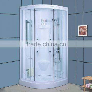 Aluminium Frame Tempered Glass Acrylic Tray Whole Shower Enclosure X27053