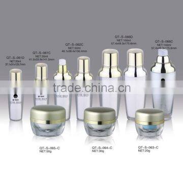 Plastic Cosmetics Cream Jar Empty Packaging Acryl Oval Series 20g 30g 50g 20ml 35ml 50ml 100ml 140ml