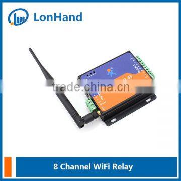 USR-WIFIIO-83 New version wifi relay board RJ45 8 channel output with app software