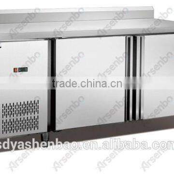 Stainless Steel Commercial Counter Workbench Refrigerator/refrigerator and Freezer With Flashback