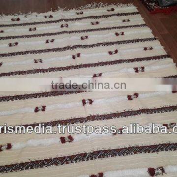 Vintage Moroccan Wedding Blanket 264cm x 164cm Wholesale of Handira