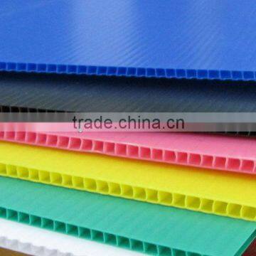 lower price Silkscreen black corrugated plastic/corrugated plastic board/corrugated plastic sheet