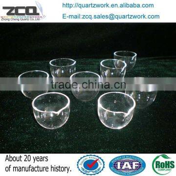 Clear Small Quartz Crucible