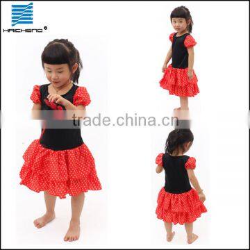 Halloween newest girls red and pink dress