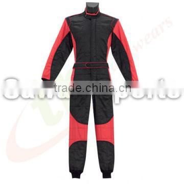 Red and Black Color Racing Suit