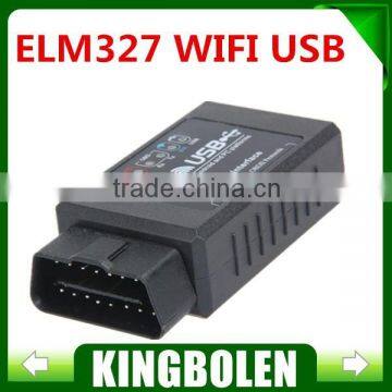 Newly ELM327 WIFI OBD2 Auto Code Reader ELM 327 WI-FI OBDII scan tool Supports Android iOS Phone Pad with High Quality